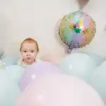 Baby's First Birthday Unicorn Balloons