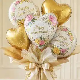 Heart Anniversary Balloons