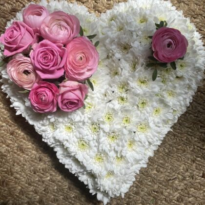 Heartfelt tribute flowers