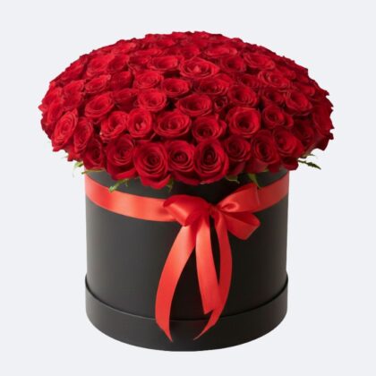Red Roses Box Arrangement