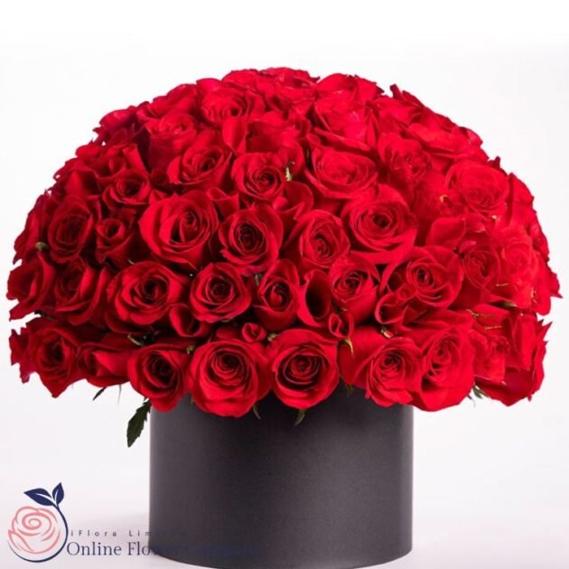 Red Roses Box Arrangement