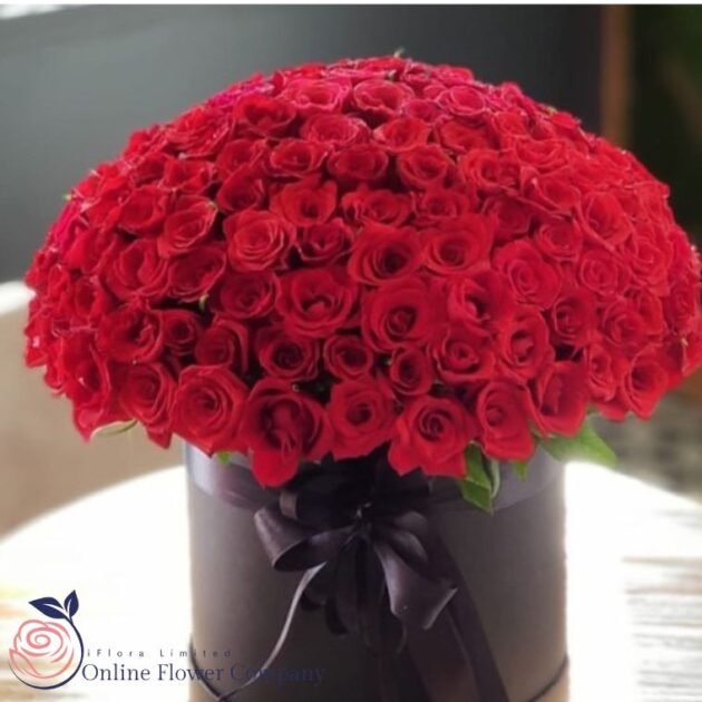 Red Roses Box Arrangement