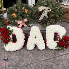 Funeral Flowers Dad​ Letters