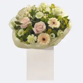 Hand-Tied Pastel Flowers Gift Bag