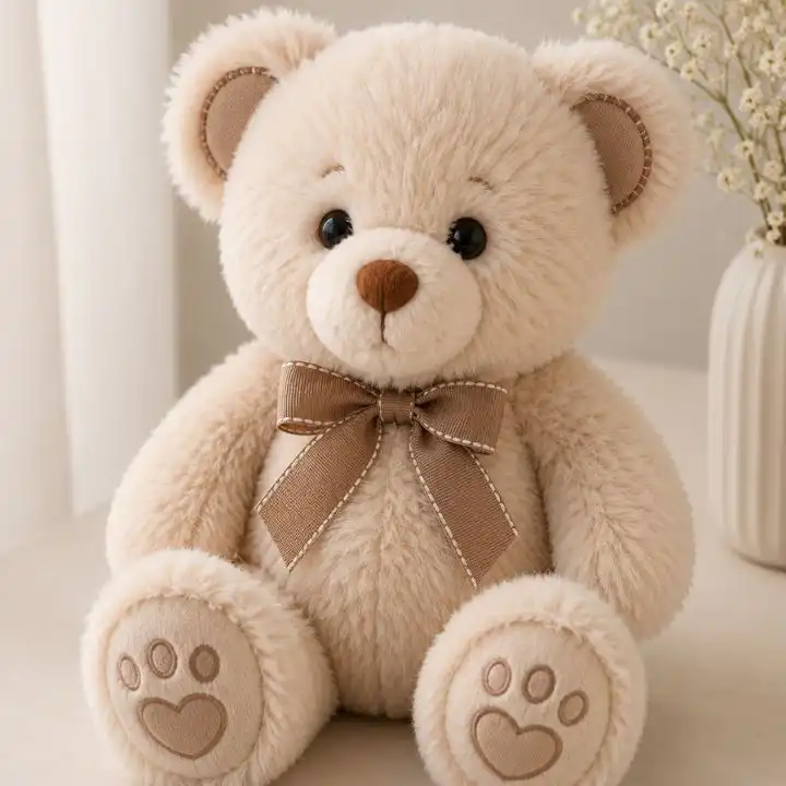 Cream Plush Teddy Bear Gift 1 Cream Plush Teddy Bear Gift