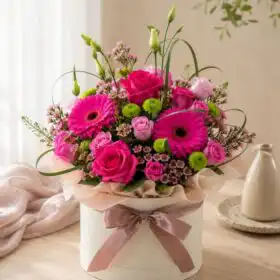 Blaze Hot Pink Gerbera Bliss Bouquet