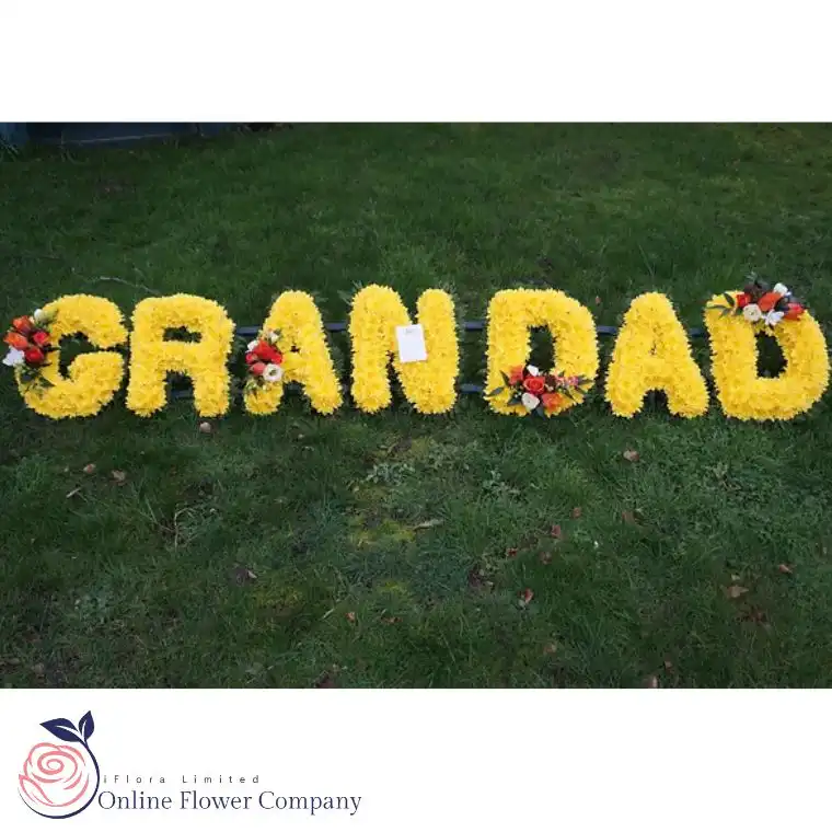 Grandad Funeral Flowers on a Stand 2 Grandad Funeral Flowers on a Stand - Image 2