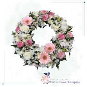 Dove Wreath Tribute | Sympathy Wreath Flowers