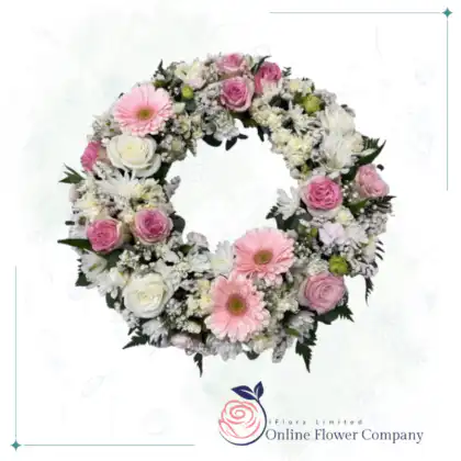Dove Wreath Tribute | Sympathy Wreath Flowers