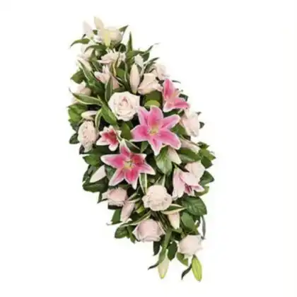 funeral flowers casket spray