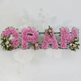 Loving Gran Floral Letter Tribute