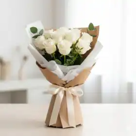 The Signature Romance: Luxury 12 Roses Bouquet