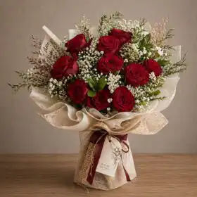 The Beloved’s Bloom - 13 Red Roses Bouquet