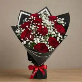 The Beloved’s Bloom - 13 Red Roses Bouquet