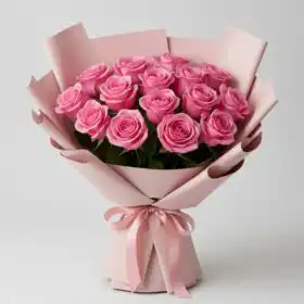 Love In Pink - Premium 24 Pink Rose Bouquet