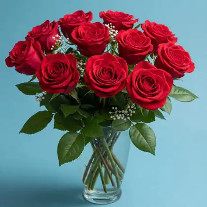 Red Rose Flowers for International Women's Day - Next Day Delivery