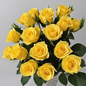 12 Yellow Rose Bouquet Delivery