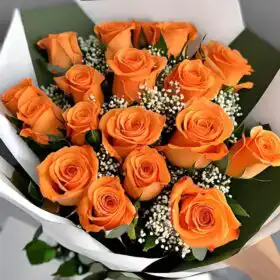 Orange Rose Bouquet Delivery