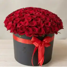 Luxury Red Rose Dome