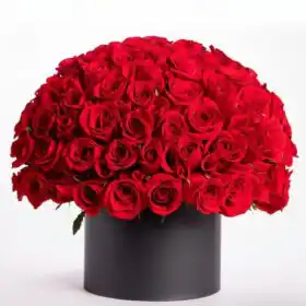 Large Red Rose Dome Bouquet