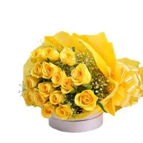 Radiant Yellow Rose Bouquet