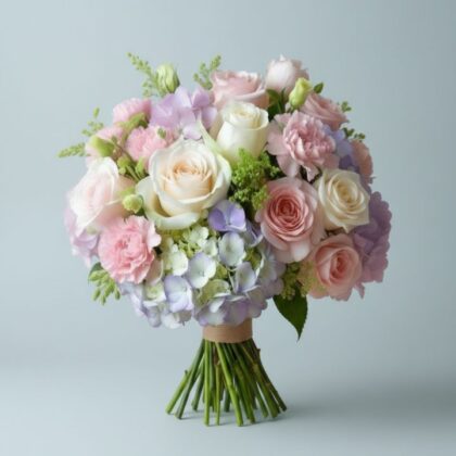 Roses, Hydrangeas, carnations Luxury Bouquet