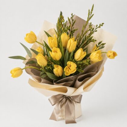 Yellow Tulips Bouquet