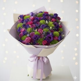 Royal Purple Lisianthus Bouquet