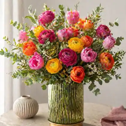 tulips and ranunculus​