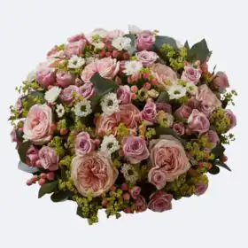 Funeral Posy with Rose, Daisy and Berry