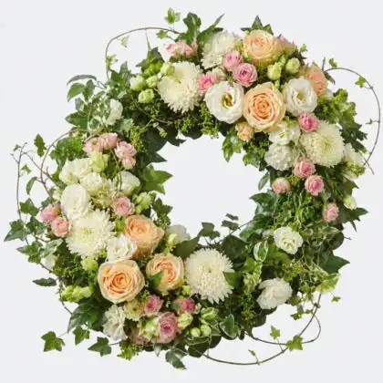 Rose Funeral Wreath