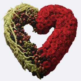 Broken Heart Funeral Flowers