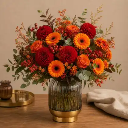 Autumn Leaves Hand Tied