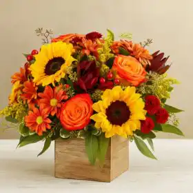 Autumn Box Arrangement