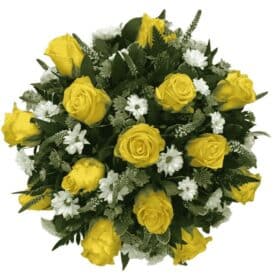 Classic Yellow Roses posy