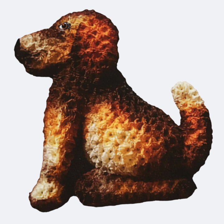 Handcrafted Dog Funeral Flower Arrangement 1 Exquisite Dog Funeral Flowers Tribute: Handcrafted Floral Arrangement of a Loyal Companion