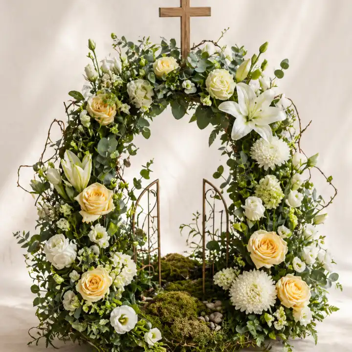 Gates of Heaven Floral Tribute 1 Gates of Heaven Floral Tribute