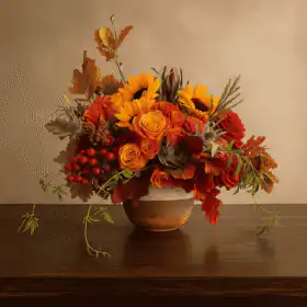 Luxury autumn arrangement