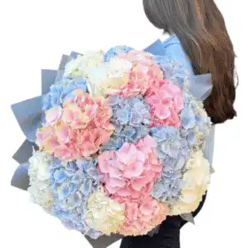The Pastel Hydrangea Bouquet