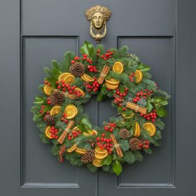 Christmas Cracker Door Wreath