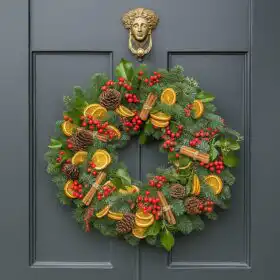 Christmas Cracker Door Wreath