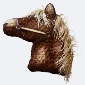 Handcrafted Horses Head Funeral Tribute