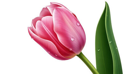 pink tulip flower