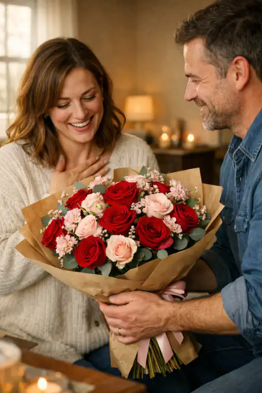 Valentine's Day Flowers For Wife