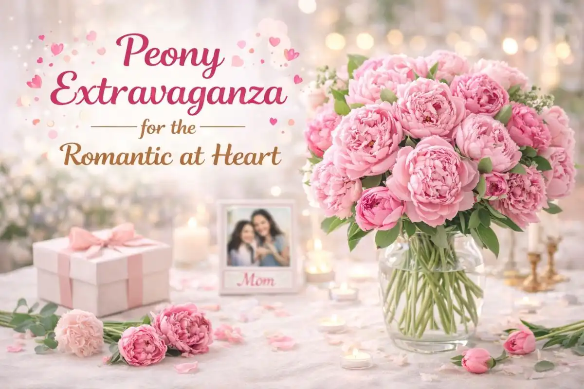 Peony Extravaganza for the Romantic at Heart