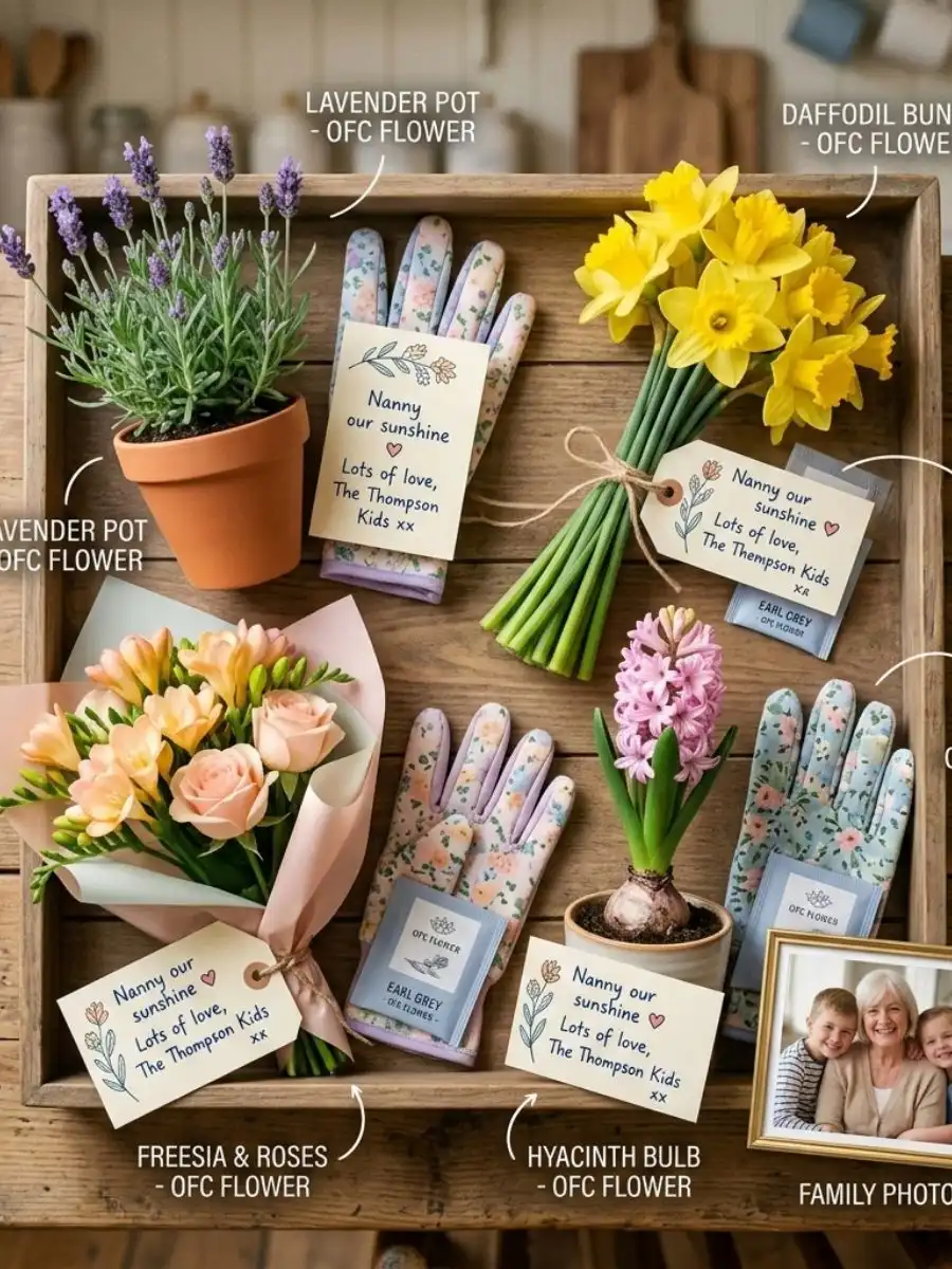 Blog 19 Mother's Day presents for nanny with daffodil bouquet