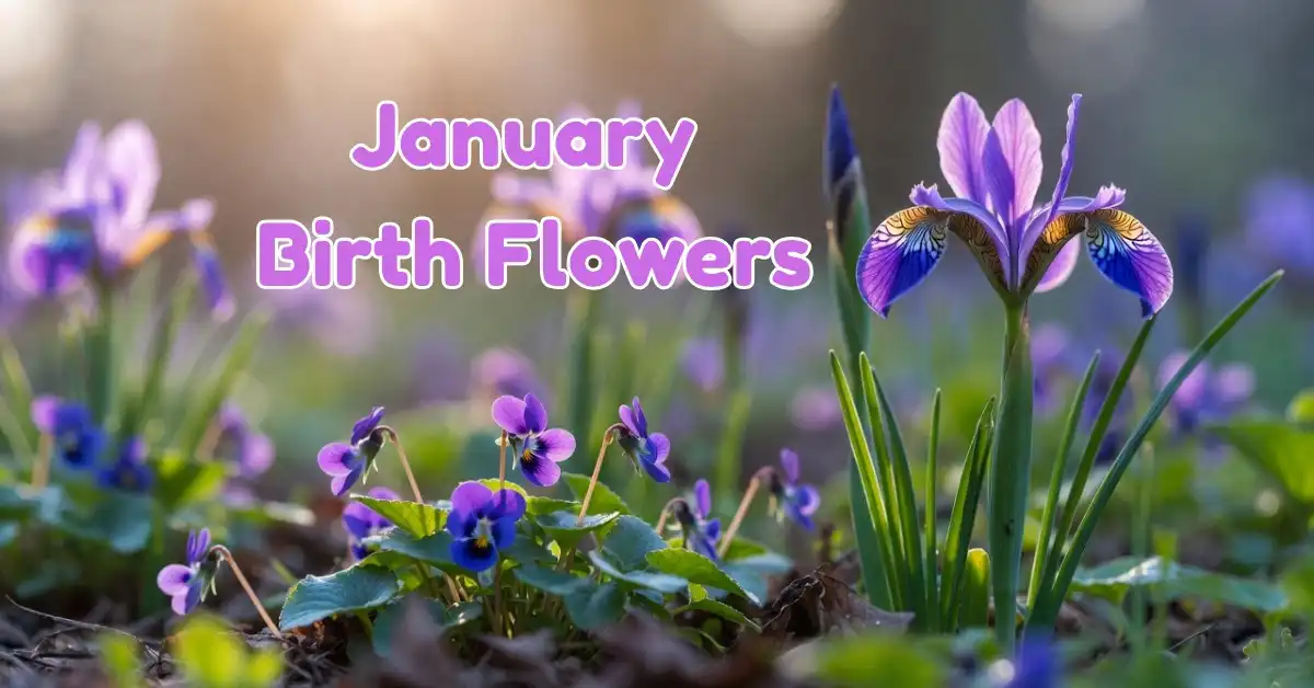 A vibrant arrangement of January birth flowers featuring pink carnations and delicate white snowdrops.