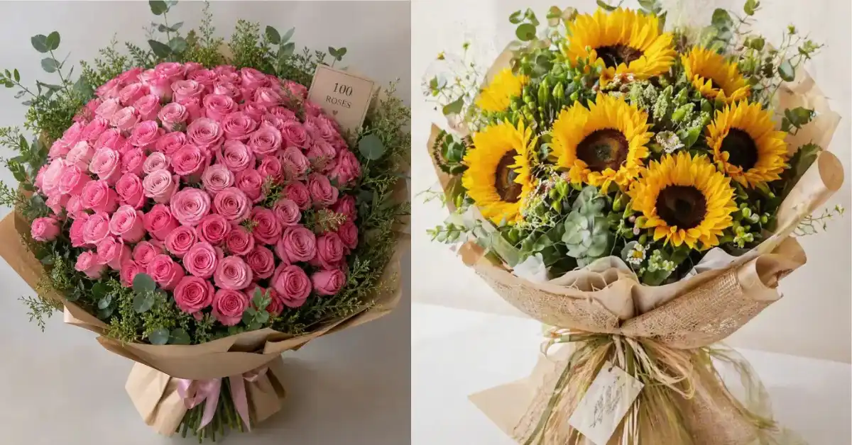 Rose VS sunflower Bouquet