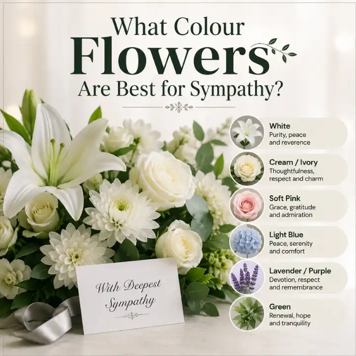Blog 56 What Colour Flowers Are Best for Sympathy